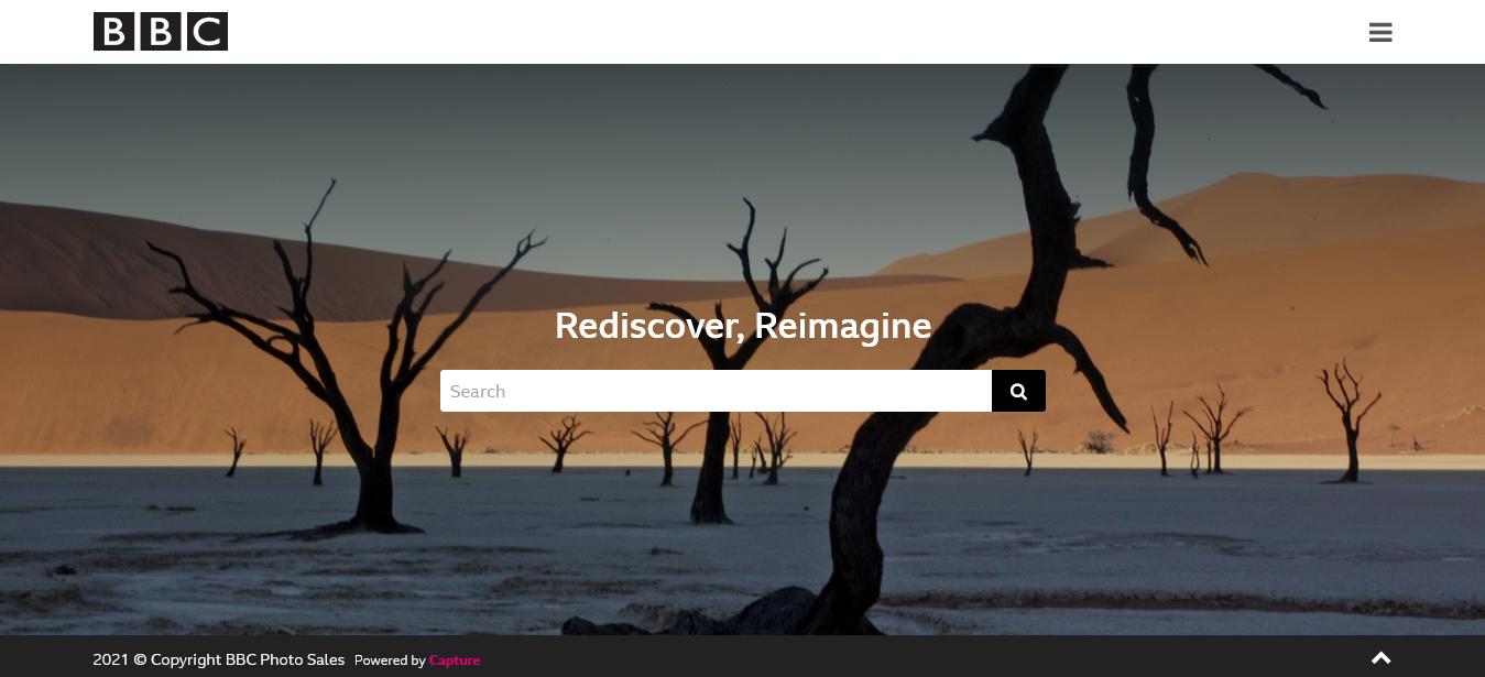 Home page screenshot